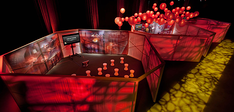 An image of Turn Nike China to go event red lanterns