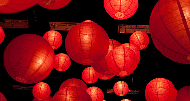 an image of red lanterns for Nike China to go event