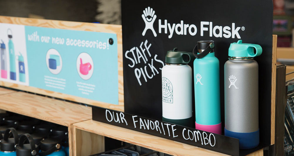 an image of design detail drawings of Hydro Flask retail fixture by Shane Fletcher